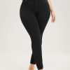 Skinny Very Stretchy High Rise Black Wash Sculpt Waist Jeans