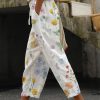 Floral Casual Loose Pants