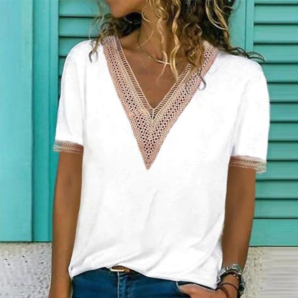 Comfy Short Sleeve Print Top