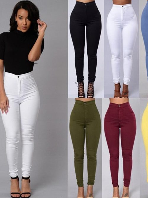 Stretchy Colored Shaper Jeans