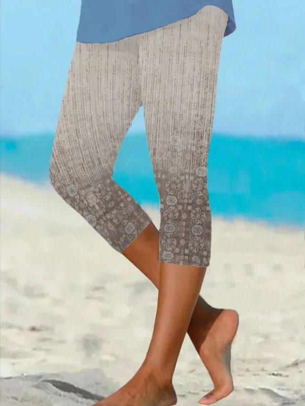Vacation Abstract Tight Leggings