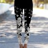 Casual Butterfly Floral Leggings