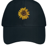 Women's Sunflower Print Cotton Fit Adjustable Hat