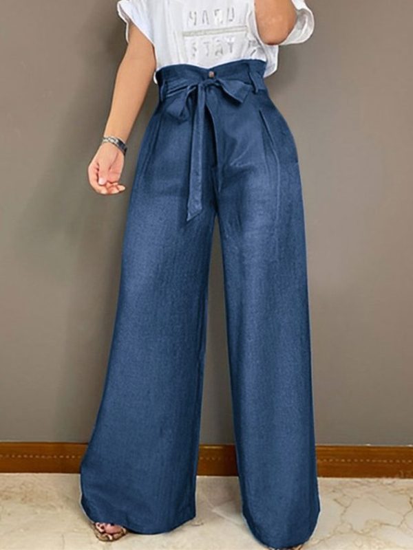 Casual Plain Regular Fit Jeans