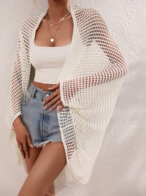Women Summer Vacation Knit Cover Up Kimonos/ 1-1-1-1
