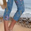 Loose Printing Vacation Leggings