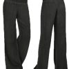 Fashion Solid Color Big Hem Wide Leg Bottom Casual Pants