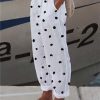 Women's Pants Trousers Faux Linen Black White Yellow Fashion Casual Weekend Side Pockets Full Length Comfort Geometric S M L XL XXL