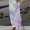Women's Wide Leg Pants Trousers Faux Linen White Light Green Pink Casual Holiday Weekend Side Pockets Full Length Comfort Floral S M L XL XXL