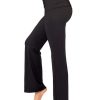 Women's Wide Leg Flared Pants Pants Trousers Black Pink Red Fashion Casual Daily Wide Leg Full Length Comfort Plain S M L XL