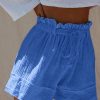 Women's Wide Leg Shorts Faux Linen White Red Blue Fashion Casual Daily Wide Leg Short Comfort Plain S M L XL 2XL