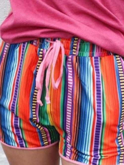 Women's Wide Leg Shorts Casual Shorts Black White Yellow Beach Wear Casual Holiday Vacation Weekend Side Pockets Print Micro-elastic Short Comfort Graphic S M L XL 2XL